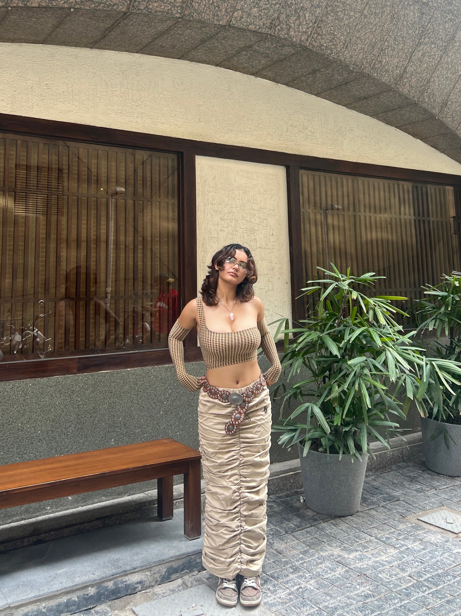 Snatched Parachute Skirt