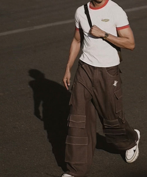 Caffeine Addict 12 Pocket Denim