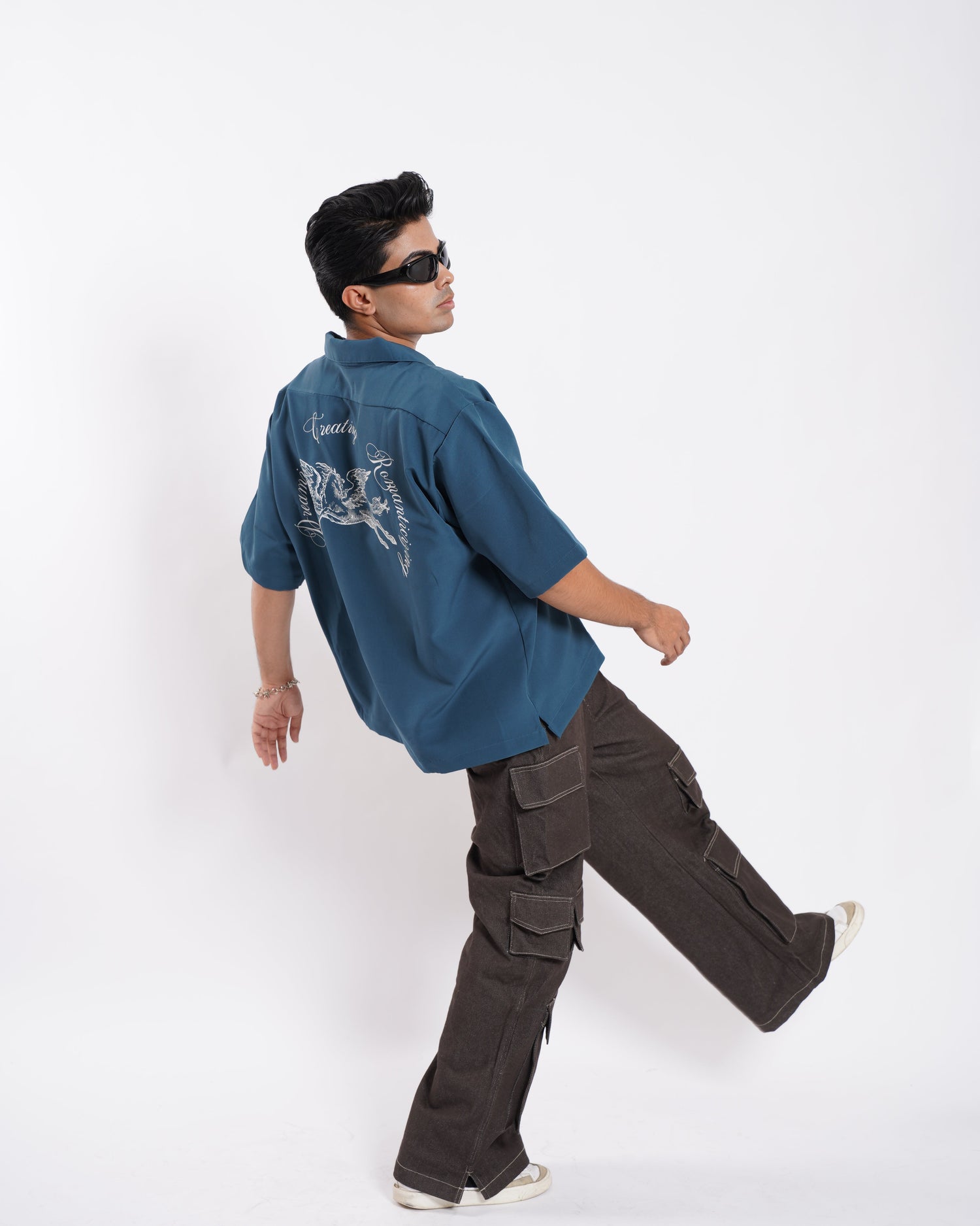 Romanticising ‘25 Multiway Shirt - Jade Blue