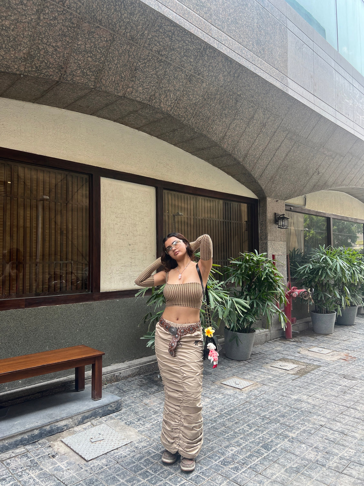 Snatched Parachute Skirt