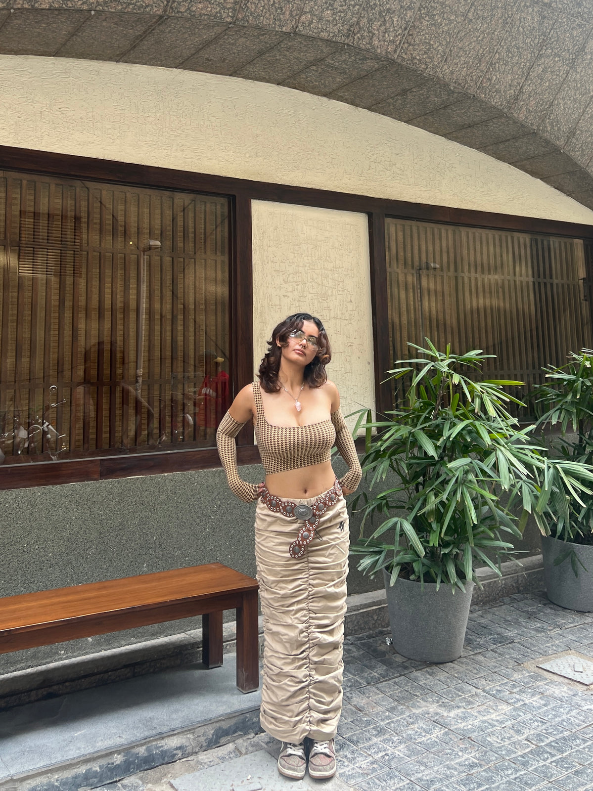 Snatched Parachute Skirt