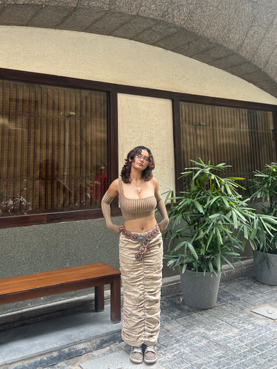 Snatched Parachute Skirt