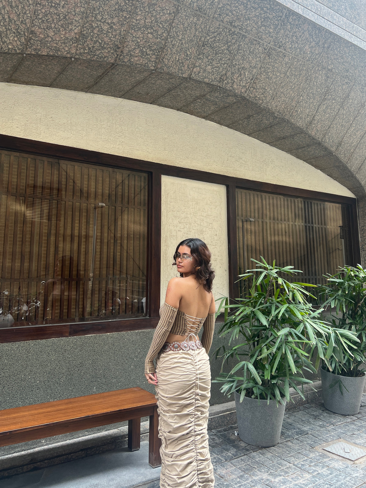 Snatched Parachute Skirt